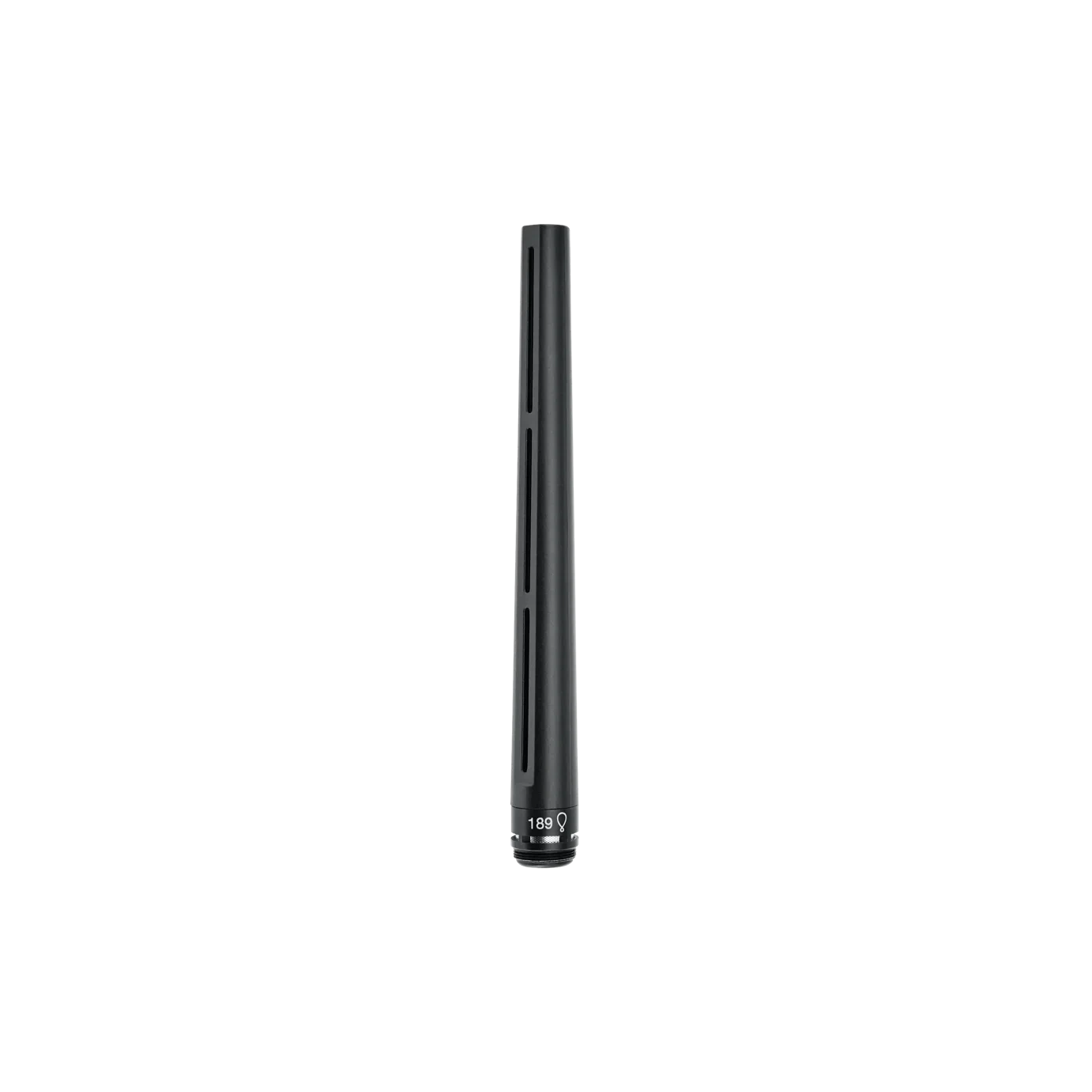 Shure R189 Mini-Shotgun Microphone Cartridge Black Shure R189 black mini-shotgun microphone cartridge with cylindrical body and connector