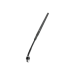 Shure R189 black mini-shotgun microphone cartridge shown from side angle with cylindrical body