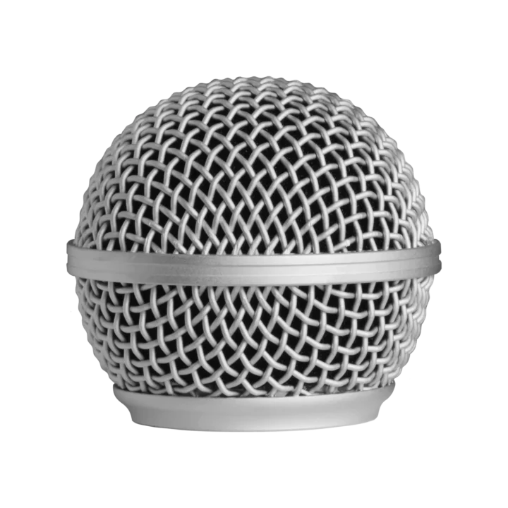 Shure RK143G replacement grille for SM58 microphone, mesh screen front view