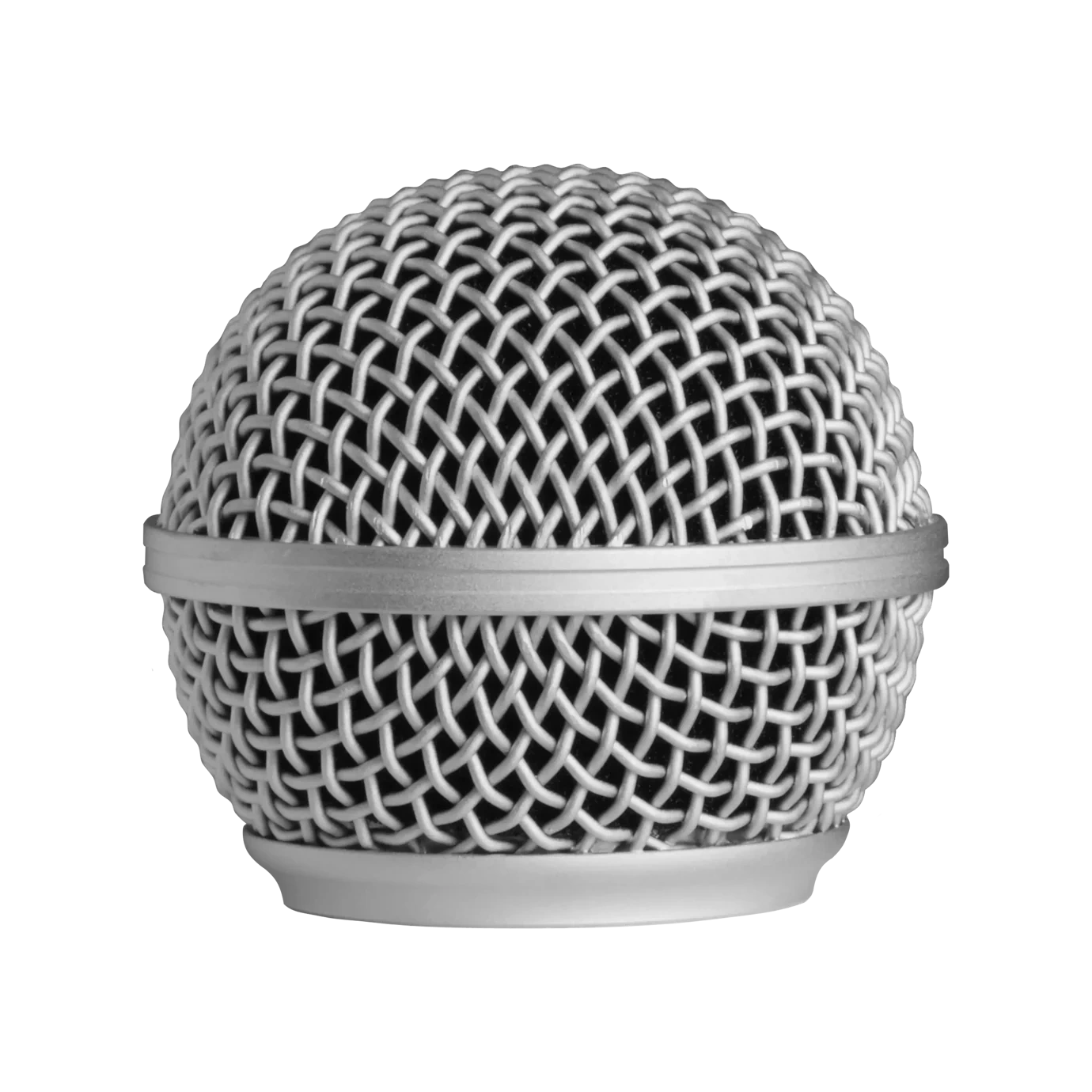 Shure RK143G SM58 Replacement Grille Front View Shure RK143G replacement grille for SM58 microphone, mesh screen front view