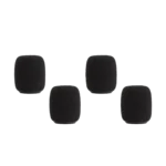 Shure RK183WS snap-fit windscreen foam covering showing texture and attachment mechanism