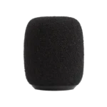 Shure RK183WS snap-fit windscreen with gray foam covering and attachment mechanism