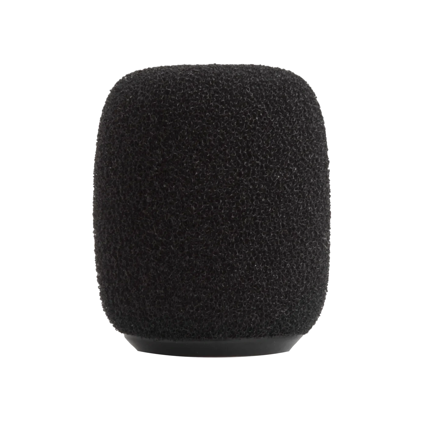Shure RK183WS Snap-fit Windscreen Front View Shure RK183WS snap-fit windscreen with gray foam covering and attachment mechanism