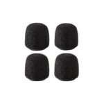 Shure RK187WS WL18Xm black snap-fit windscreen for lavalier microphones front view