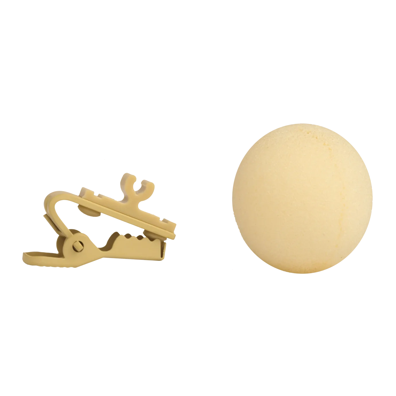 Shure RK304T Tan Foam Windscreen and Tie Clip Shure RK304T tan foam windscreen with integrated tie clip attachment for microphones