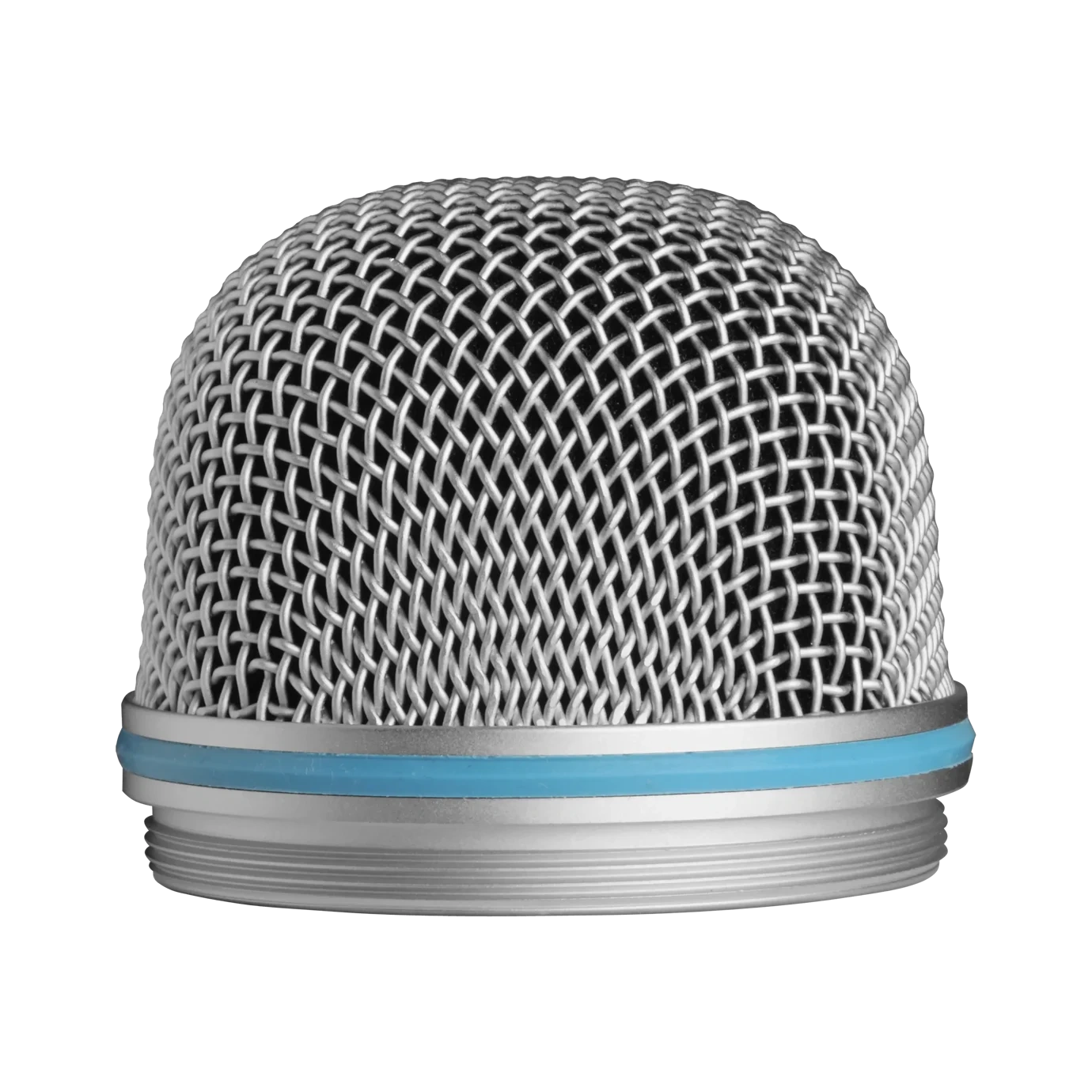Shure RK321 Replacement Microphone Grille Front View Shure RK321 replacement microphone grille with metal mesh screen and mounting hardware