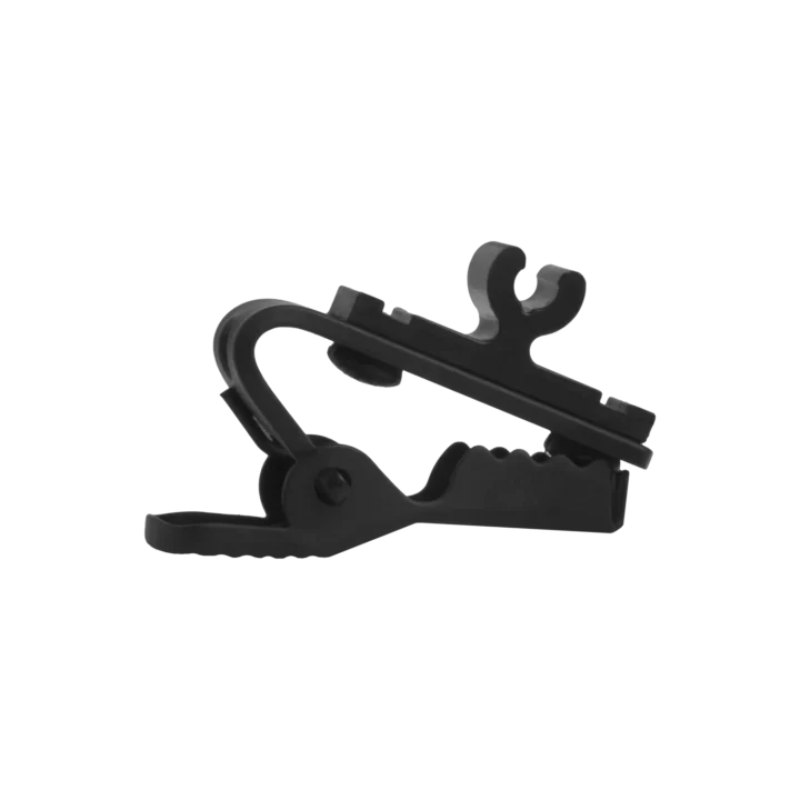 Shure RK354SB microphone tie clip with stand adapter and mounting hardware