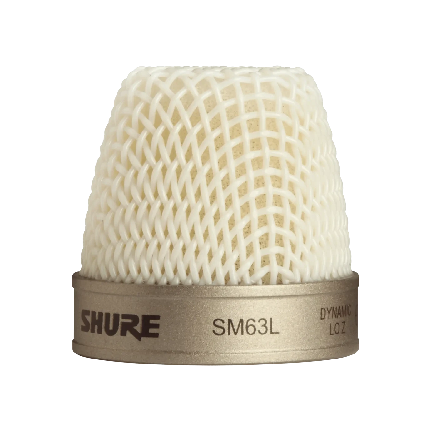 Shure RK367G Replacement Grille Front View Shure RK367G replacement grille with metal mesh construction and mounting hardware