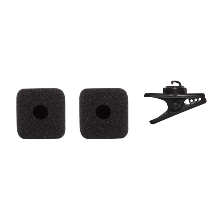 Shure RK377 replacement kit including microphone clip and two foam windscreens for PGA31