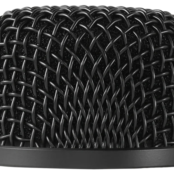 Shure RPM285 replacement microphone grille with metal mesh screen front view