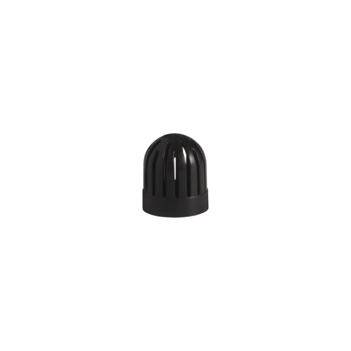 Shure RPM40FC black replacement microphone capsule with cardioid polar pattern, front view