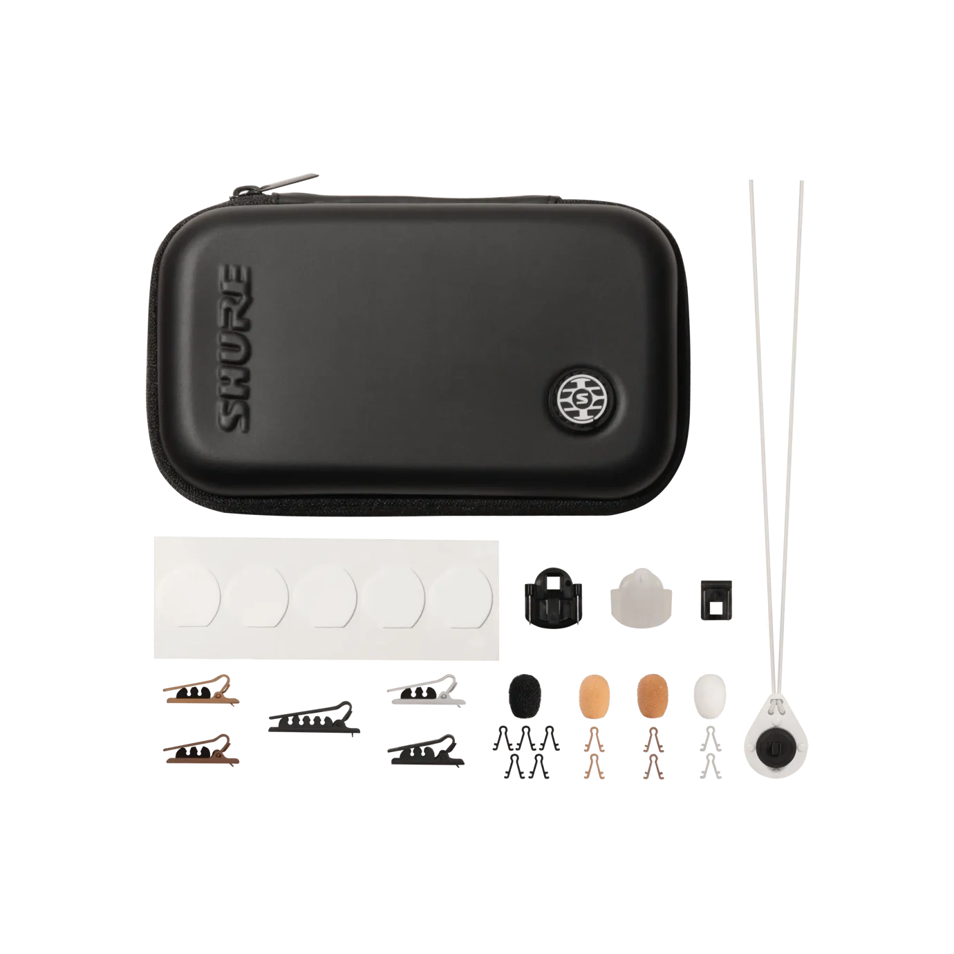 Shure RPM40KIT Replacement Microphone Parts Kit Shure RPM40KIT replacement parts kit with microphone components and accessories displayed