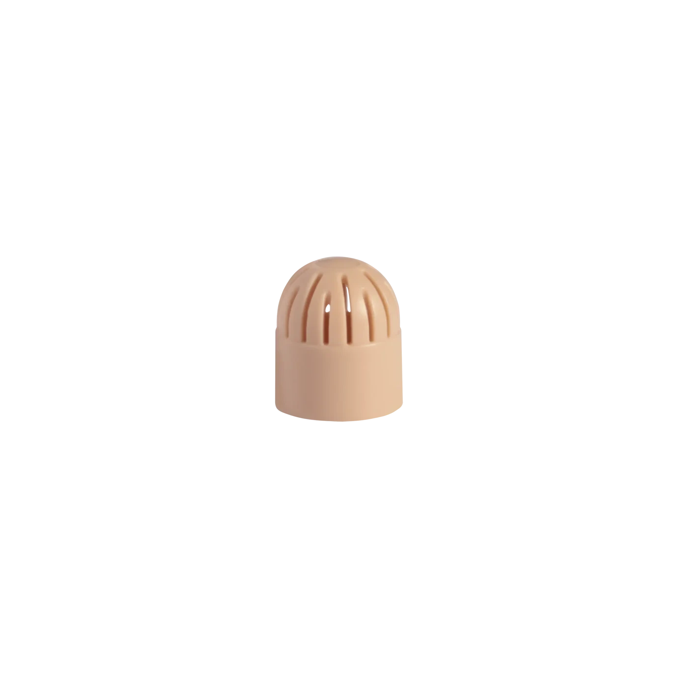 Shure RPM40PC Tan Condenser Microphone Front View Shure RPM40PC tan condenser microphone with shock mount and pop filter attachment