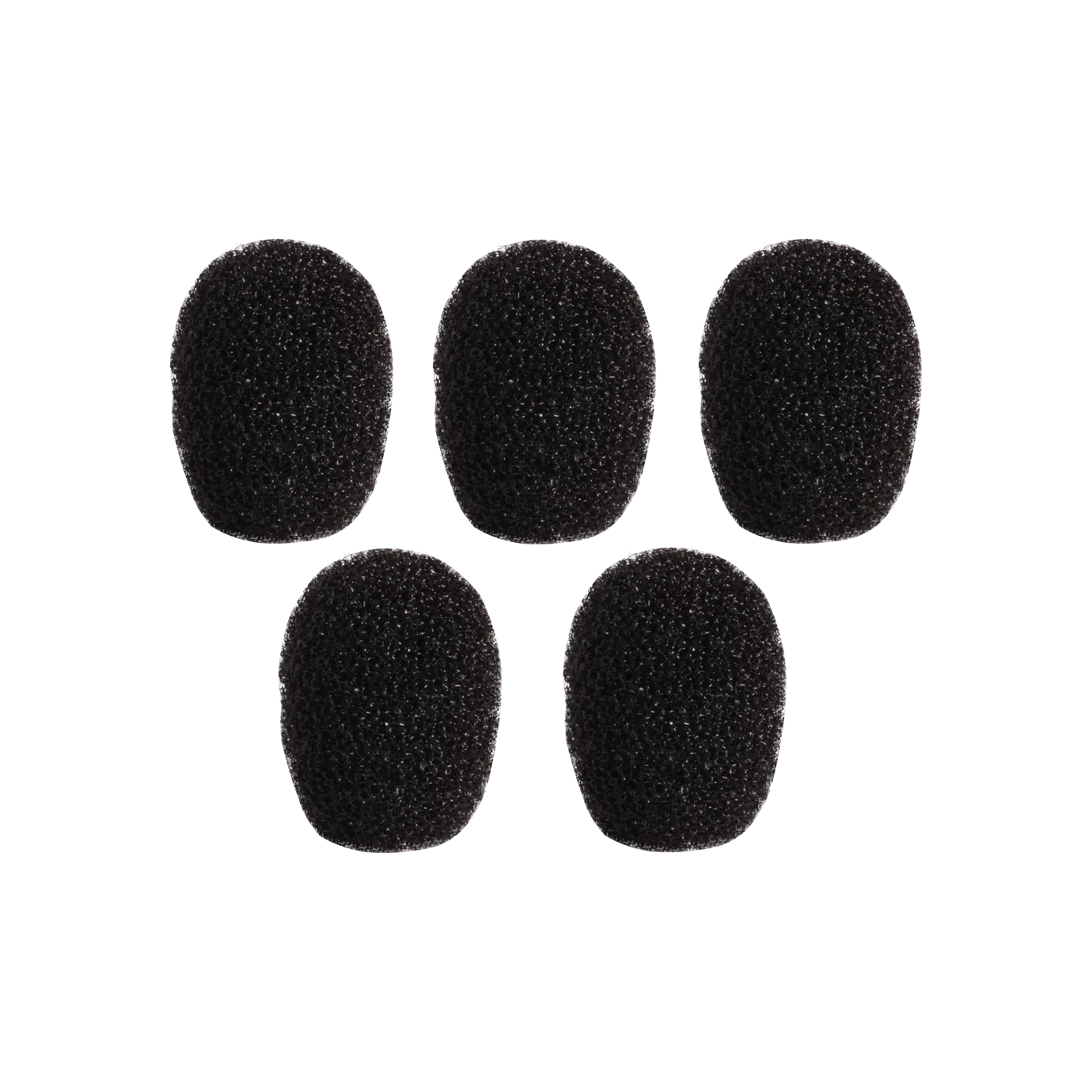 Shure RPM40WS Black Replacement Windscreen Front View Shure RPM40WS black replacement windscreen foam accessory professional microphone