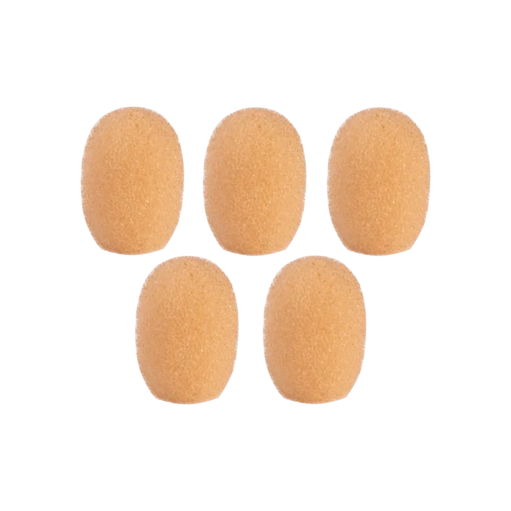 Shure RPM40WS tan replacement windscreen for microphone protection and wind noise reduction