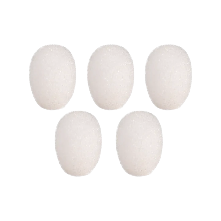 Shure RPM40WS white replacement windscreen foam for microphone protection and wind noise reduction