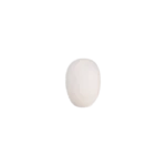 Shure RPM40WS white replacement windscreen shown from side angle with foam construction visible