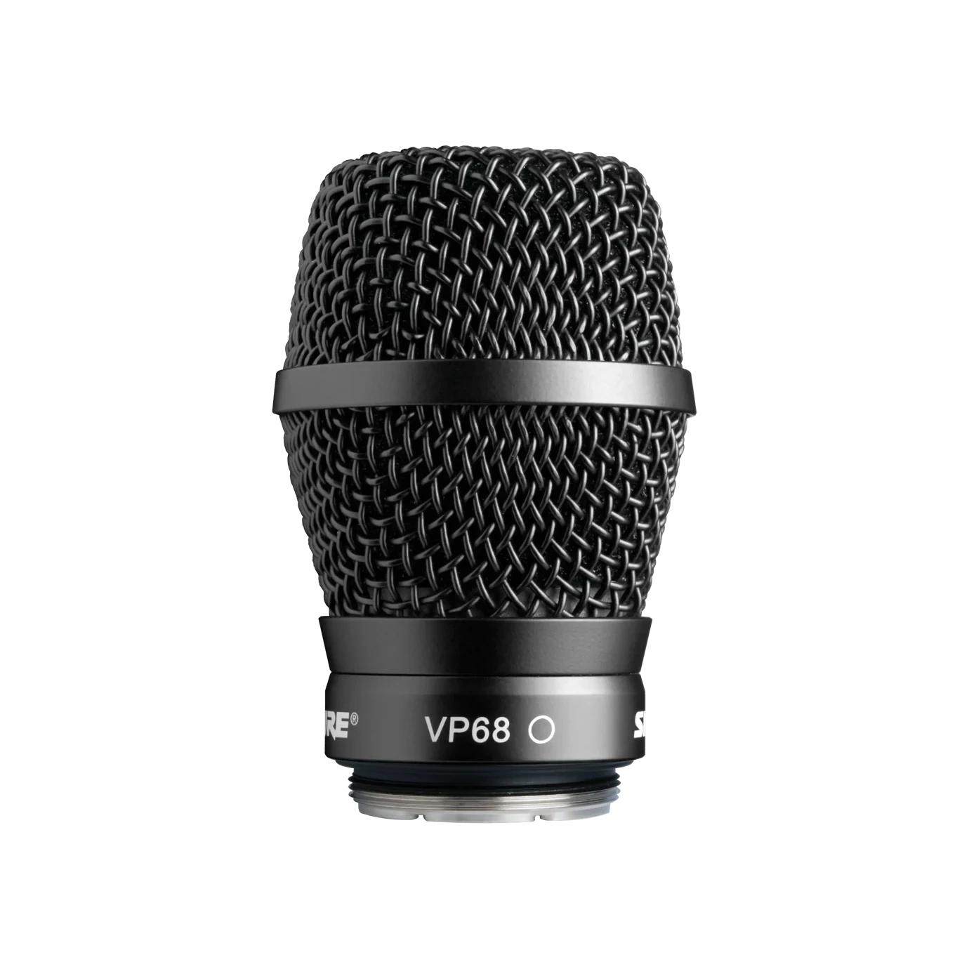 Shure RPW124 Omnidirectional Condenser Capsule Front View Shure RPW124 omnidirectional condenser capsule with protective grille and mounting hardware