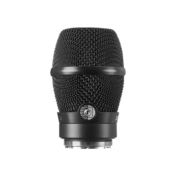 Shure RPW192 wireless cardioid condenser vocal microphone capsule in black, front view