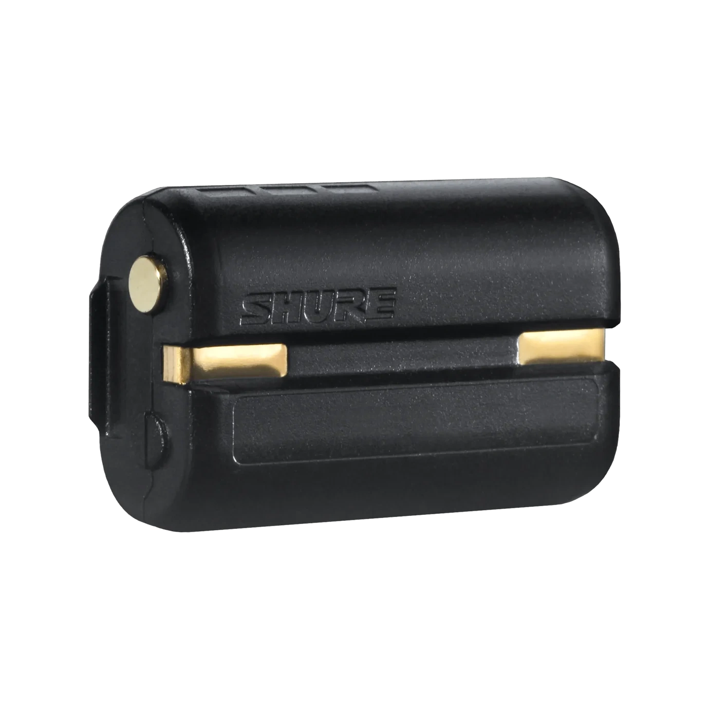 Shure SB900C Rechargeable Lithium-Ion Battery Front View Shure SB900C rechargeable lithium-ion battery with charging contacts and status indicators visible