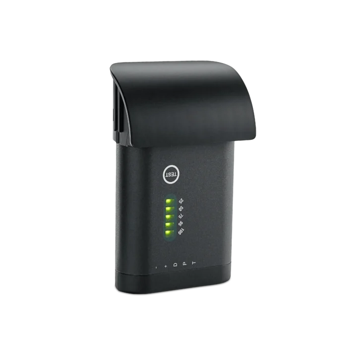 Shure SB930 rechargeable battery pack with charging contacts and status indicator