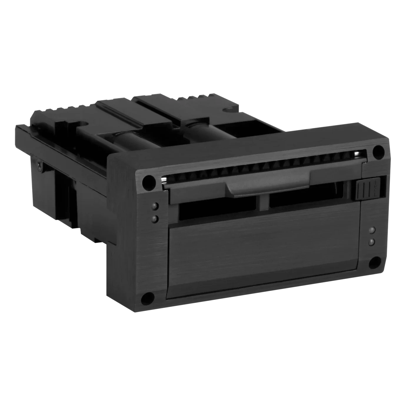 Shure SBC-AX Charging Module Front View Shure SBC-AX charging module with dual battery slots and LED status indicators