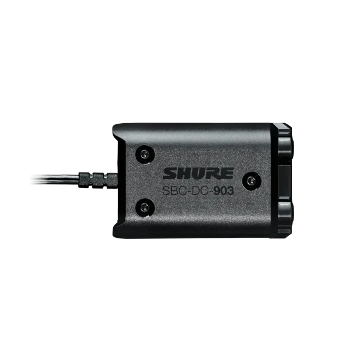 Shure SBC-DC-903 DC battery eliminator kit with power connector and cable assembly