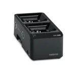 Shure SBC220 two-bay networked docking charger with dual charging bays and network connectivity