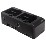 Shure SBC240 networked two-bay docking charger for SB910 and SB920A batteries, front view