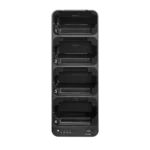 Shure SBC441 Axient Digital PSM 4-bay docking charger showing charging bay details and status indicators
