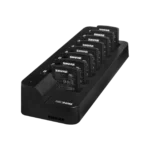 Shure SBC840M eight-bay networked charger for SB910M batteries front view