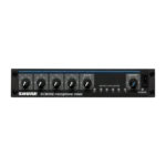 Shure SCM268 compact 4-channel microphone mixer with XLR inputs and level controls