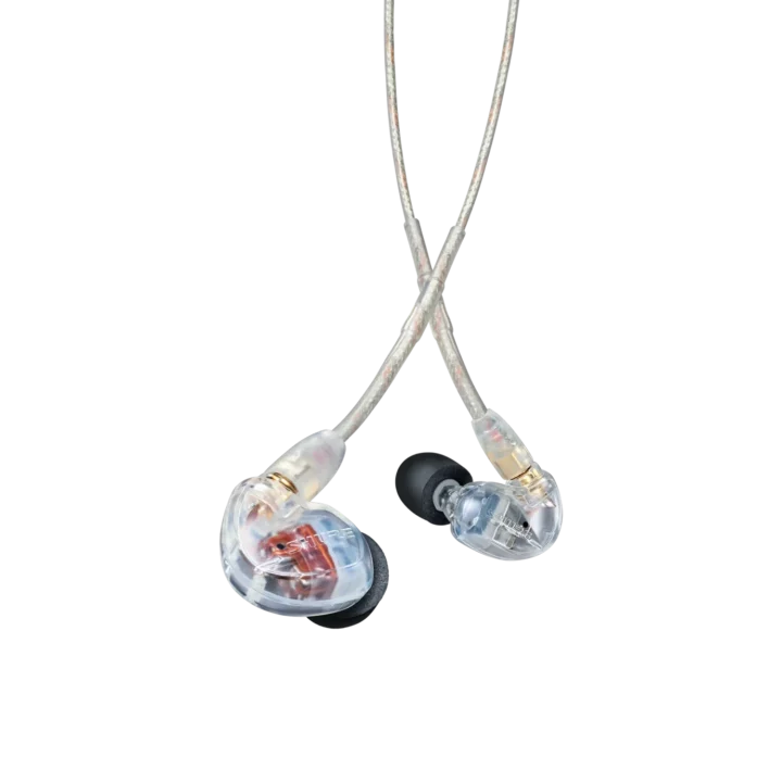 Shure SE535 professional sound isolating earphones with triple-driver configuration and detachable cables