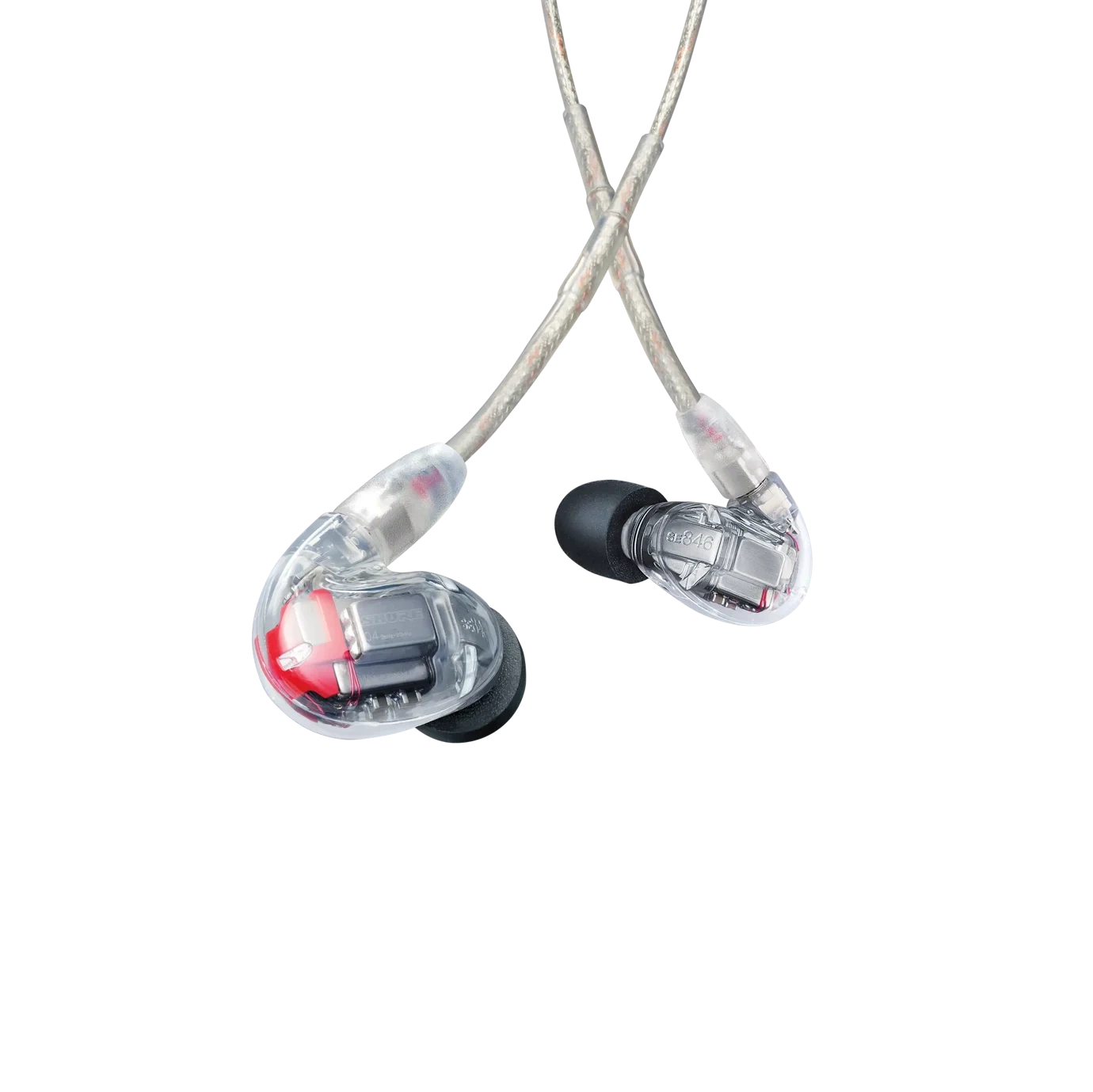 Shure SE846 Gen 2 Sound Isolating Earphones Clear Shure SE846 Gen 2 clear sound isolating earphones with detachable cable and carrying case