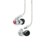 Shure SE846 Gen 2 clear sound isolating earphones with transparent shell design and detachable cable