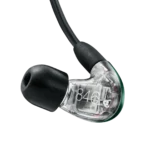 Shure SE846 Gen 2 jade earphones showing premium driver configuration and sound isolating design details