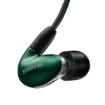 Shure SE846 Gen 2 jade earphones with premium sound isolating design and custom fit