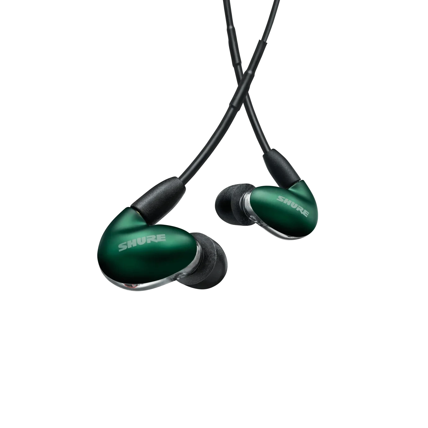 Shure SE846 Gen 2 Sound Isolating Earphones Jade Front View Shure SE846 Gen 2 jade sound isolating earphones with premium drivers and ergonomic design