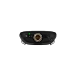 Shure SLXD1+ bodypack transmitter showing antenna and control interface details
