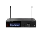 Shure SLXD24D dual wireless microphone system with two B58 handheld transmitters displayed