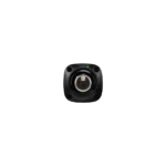 Shure SLXD3+ wireless plug-on transmitter showing XLR connector and control interface detail