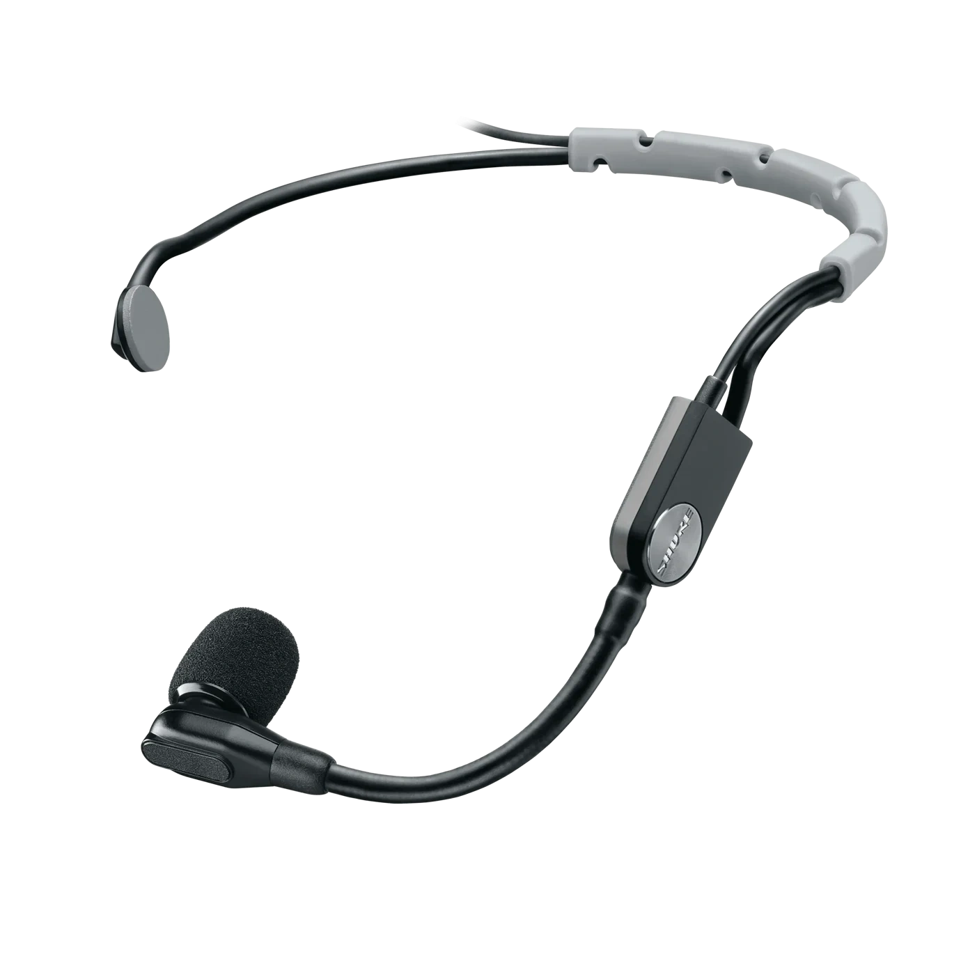 Shure SM35 Performance Headset Condenser Microphone Front View Shure SM35 performance headset condenser microphone with TQG connector, front view