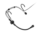 Shure SM39 cardioid singing headset microphone showing capsule and boom arm detail with TA4F connector