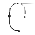 Shure SM39 cardioid singing headset microphone with TA4F connector, black finish, front angle view