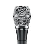 Shure SM86 cardioid condenser handheld vocal microphone showing grille and capsule detail