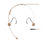 Shure TH53 TwinPlex subminiature headset microphone in cocoa color, front view