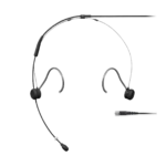 Shure TH53 TwinPlex subminiature headset microphone with flexible boom arm and black finish