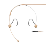 Shure TH53 TwinPlex subminiature headset microphone in tan color, front view