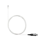 Shure TL45 TwinPlex subminiature lavalier microphone with white finish and LEMO connector