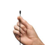 Shure TL47 TwinPlex subminiature lavalier microphone with omnidirectional capsule and cable connector detail